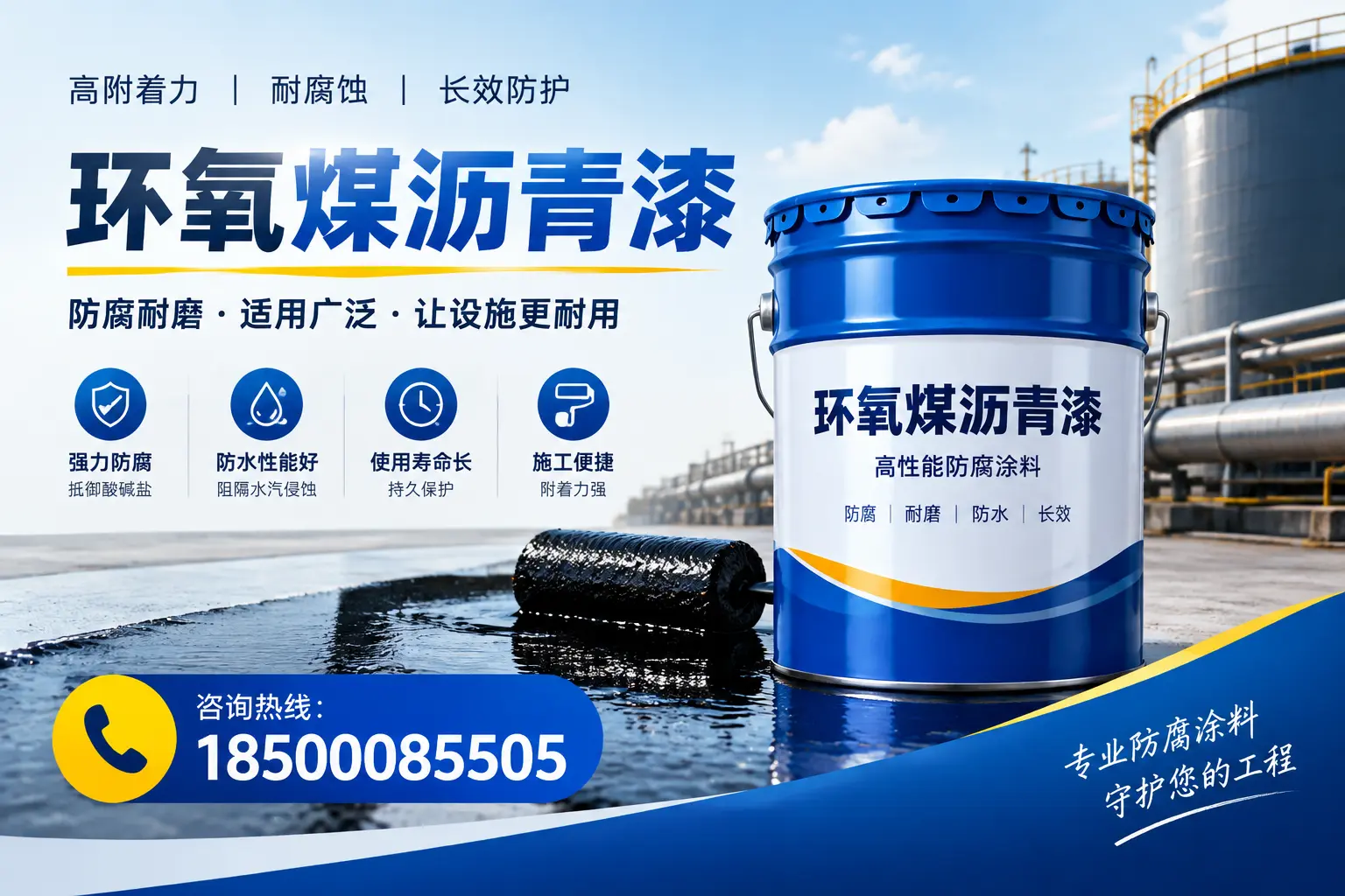 环氧煤沥青漆与其他涂料的对比分析,助力定西企业决策