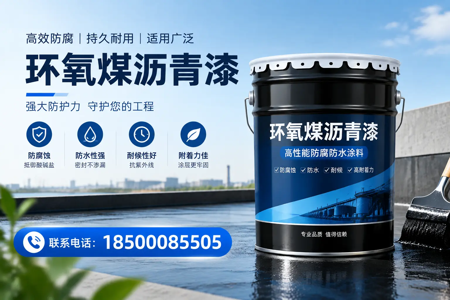 环氧煤沥青漆的施工方法详解，助力定西企业高效完成项目