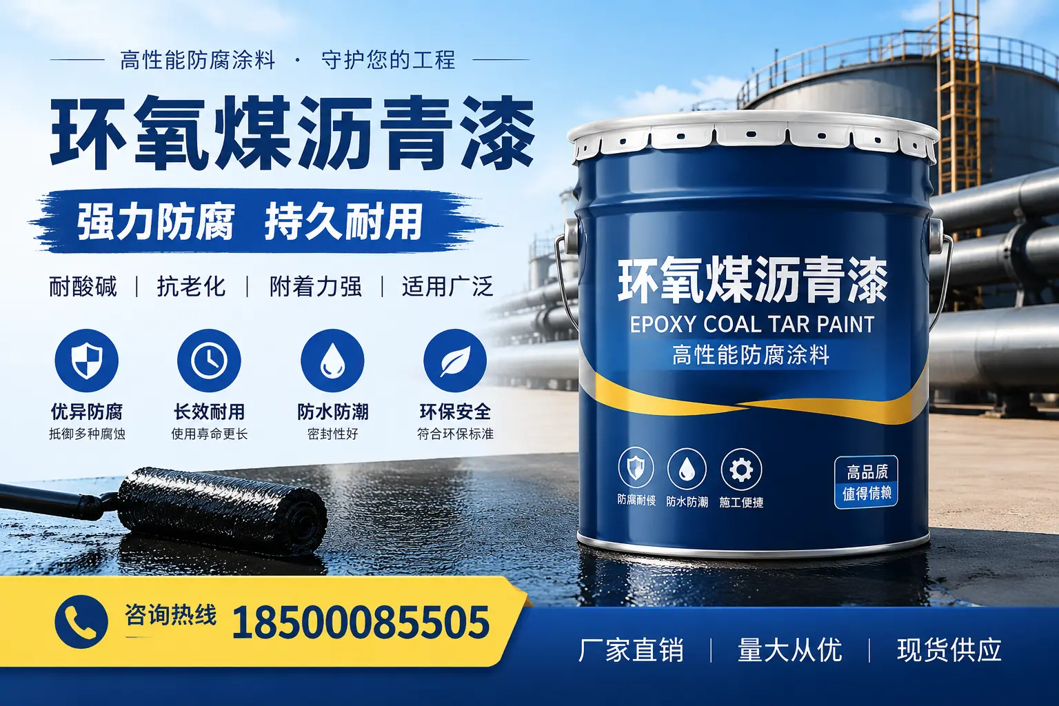 环氧煤沥青漆在防腐领域的重要性,定西行业动态