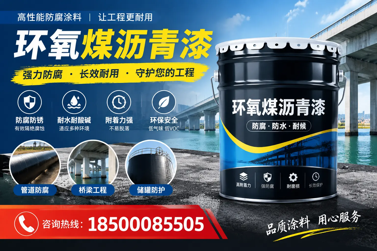 环氧煤沥青漆的施工流程详解,定西企业的必备知识