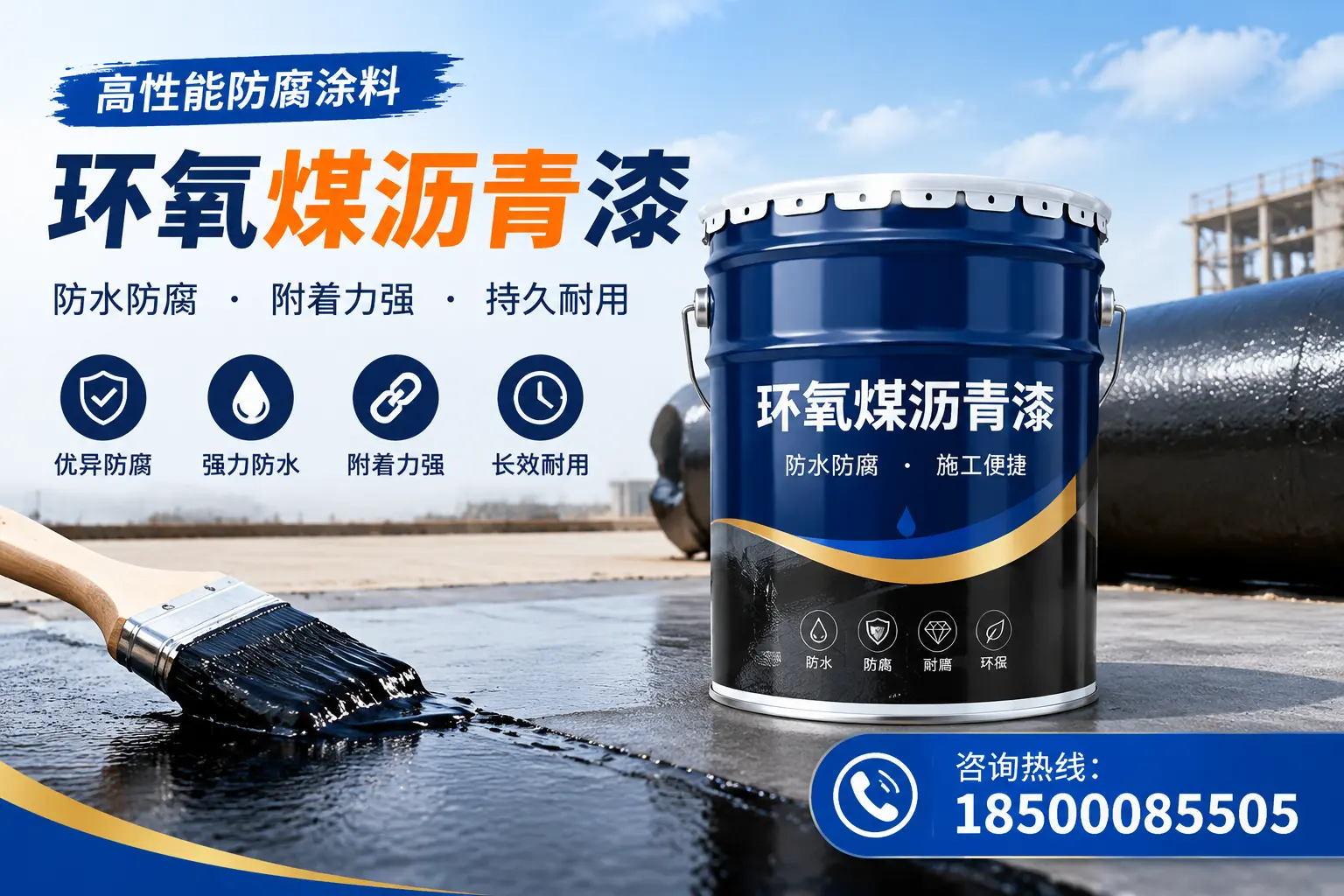 环氧煤沥青漆的市场前景分析,定西投资者的参考