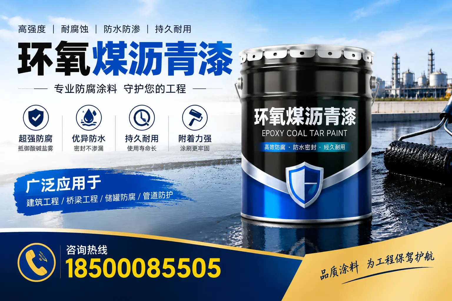 环氧煤沥青漆的施工流程详解,助力定西工程顺利完成